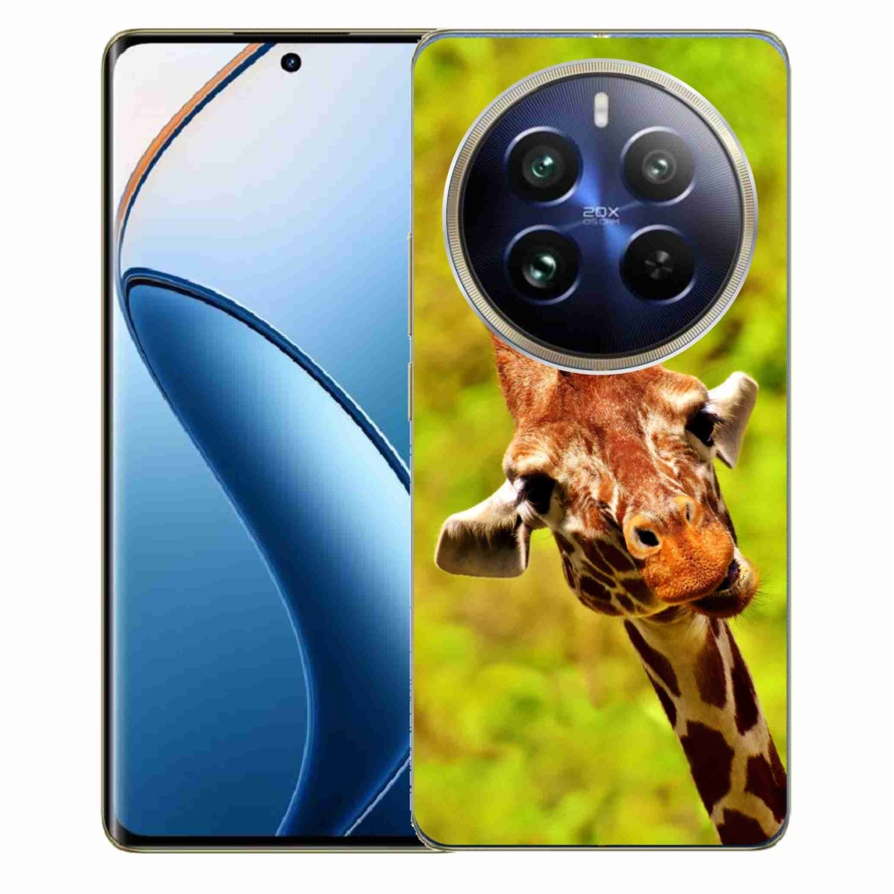 Gelový kryt mmCase na Realme 12 Pro 5G/12 Pro+ 5G - žirafa