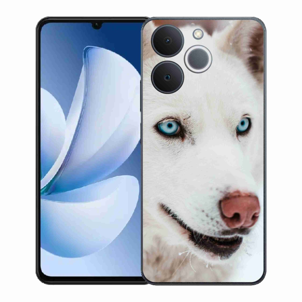 Gelový kryt mmCase na Realme Note 70T - psí pohled