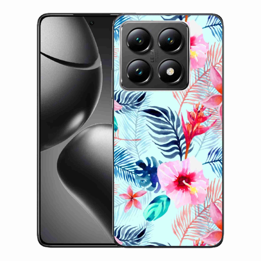 Gelový kryt mmCase na Xiaomi 14T - květiny