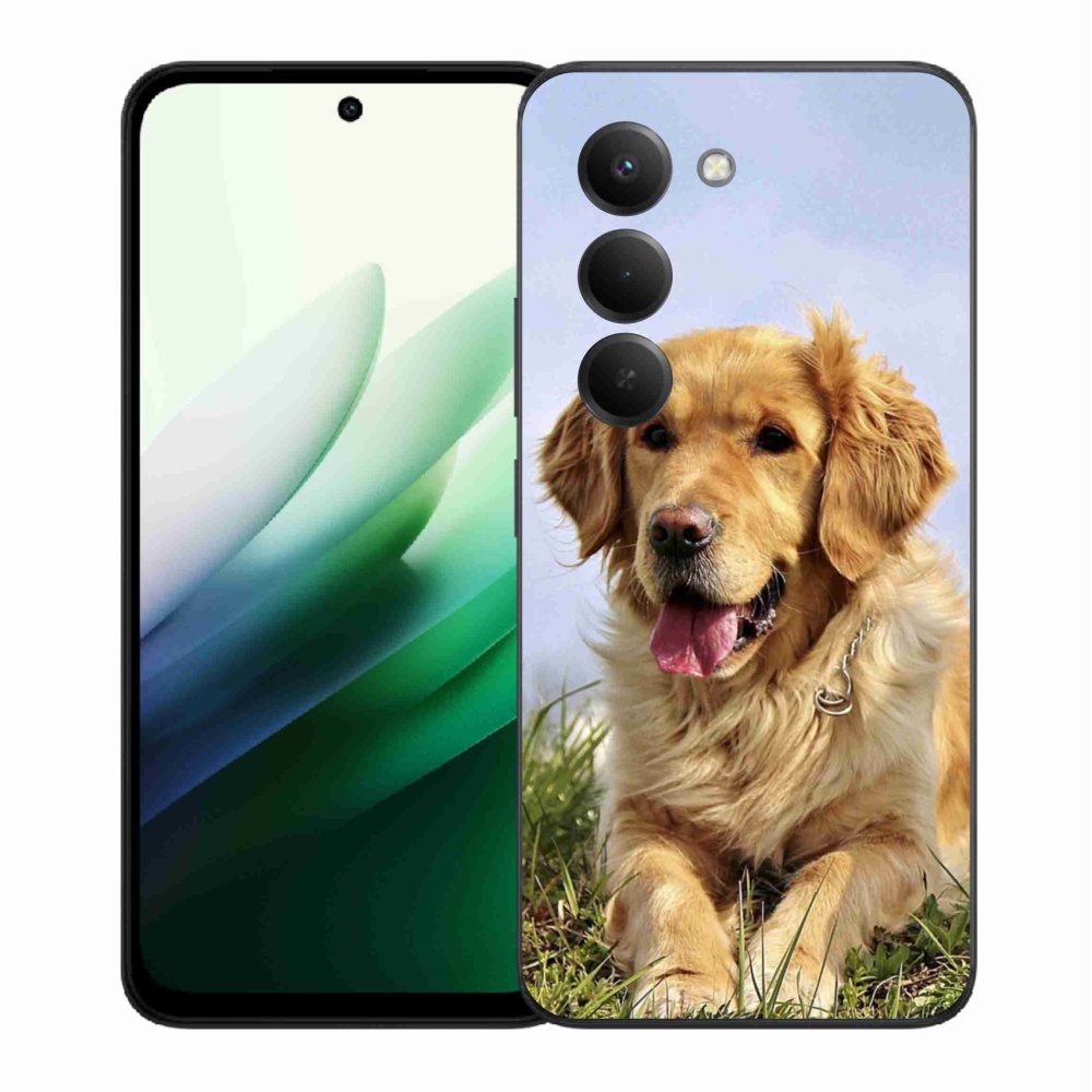 Gelový kryt mmCase na Xiaomi Redmi 15 5G (169mm) - zlatý retrívr