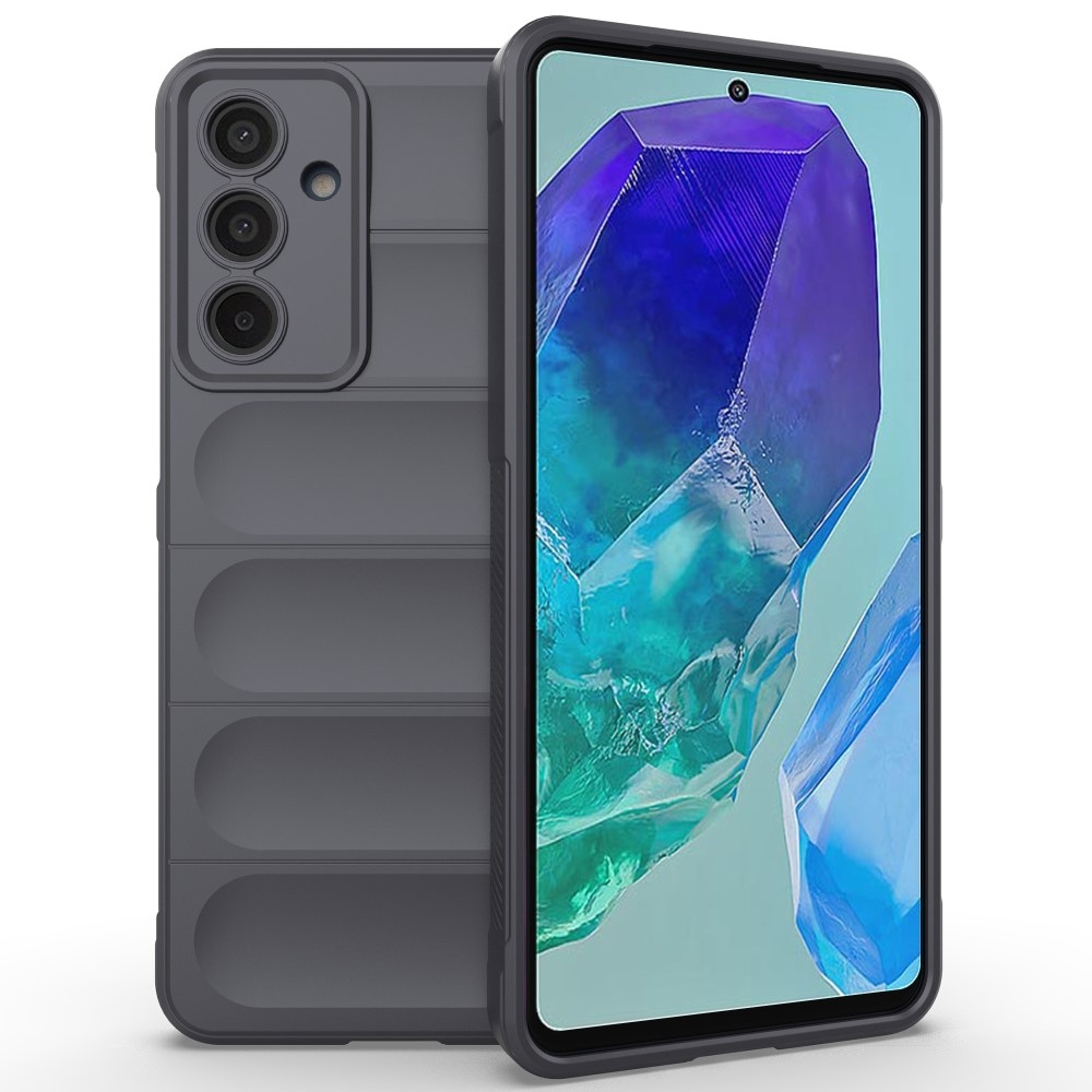 Rugg odolný gelový obal na Samsung Galaxy M55 5G - tmavěšedý