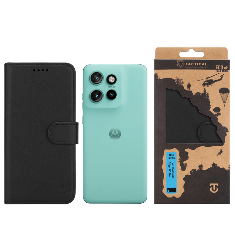 Tactical Field Notes pro Motorola Edge 60 Neo Black