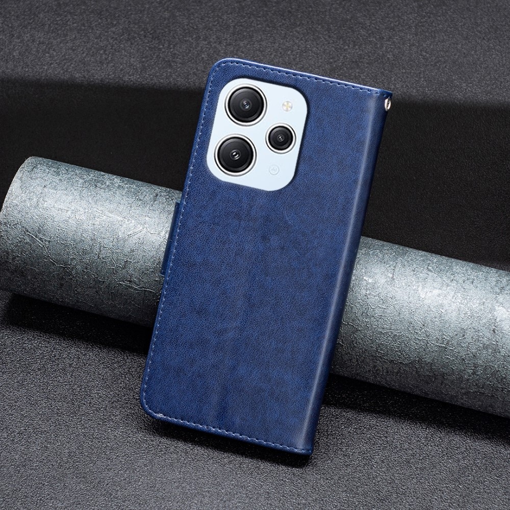 Butterfly knížkové pouzdro na Xiaomi Redmi 12 4G/5G - modré