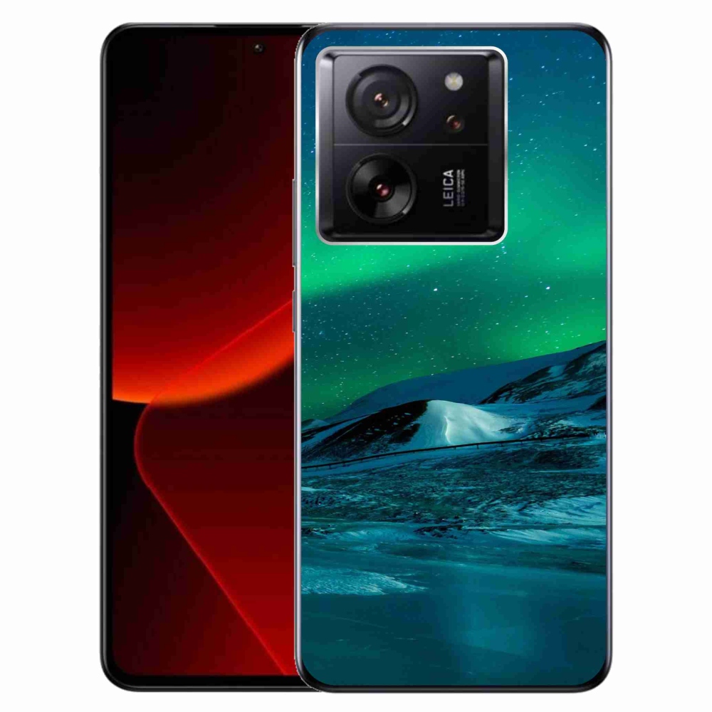 Gelový kryt mmCase na Xiaomi 13T/13T Pro - polární záře