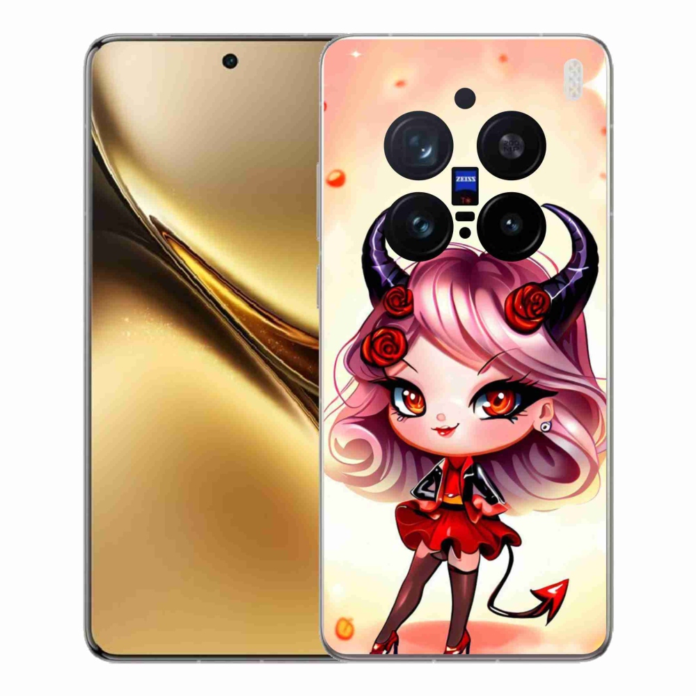 Gelový kryt mmCase na Vivo X200 Pro 5G - kreslená čertice