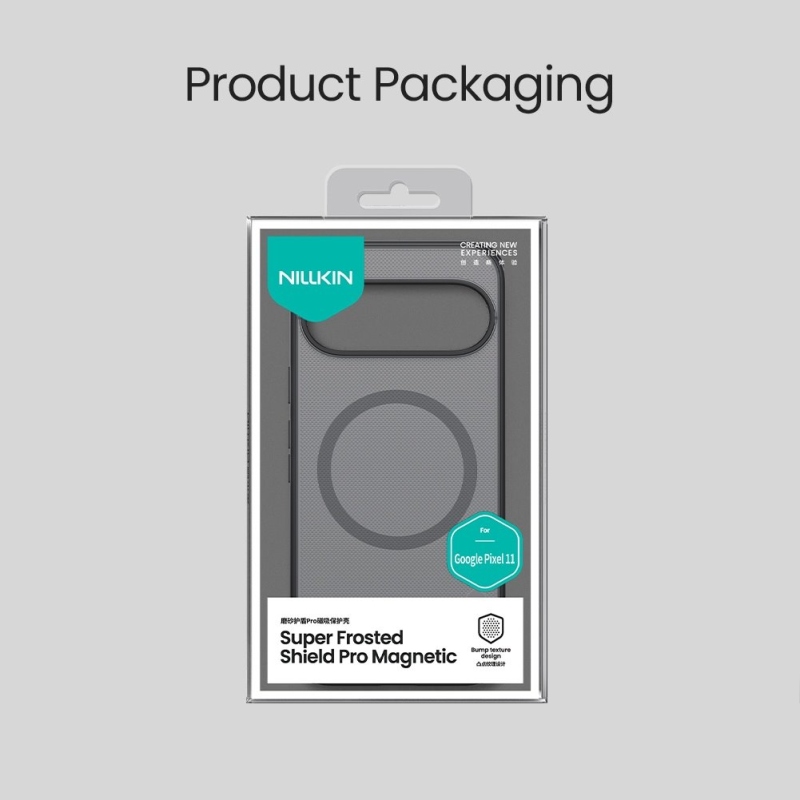 Nillkin Super Frosted PRO Magnetic Zadní Kryt pro Google Pixel 11 Transparent Black