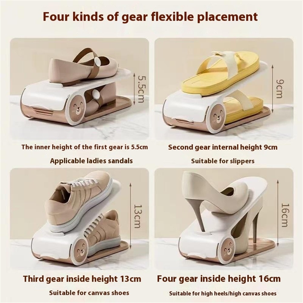 Nastavitelný dvouvrstvý organizér na boty