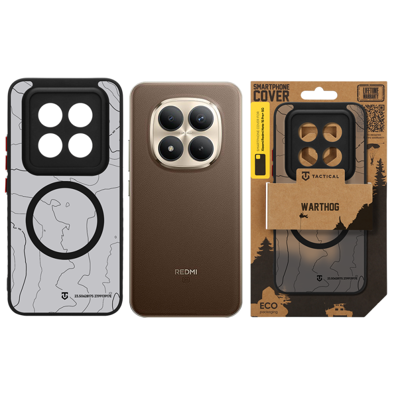 Tactical MagForce Warthog Kryt pro Xiaomi Redmi Note 15 Pro+ 5G Asphalt