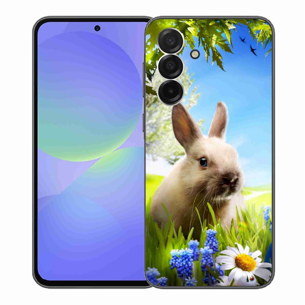 Gelový kryt mmCase na Samsung Galaxy A36 5G - zajíček
