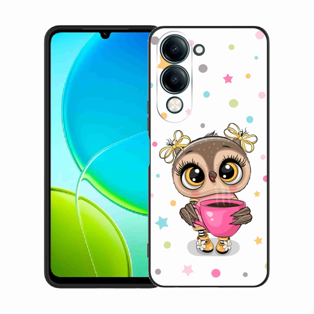 Gelový kryt mmCase na Vivo Y29s 5G - kreslená sovička