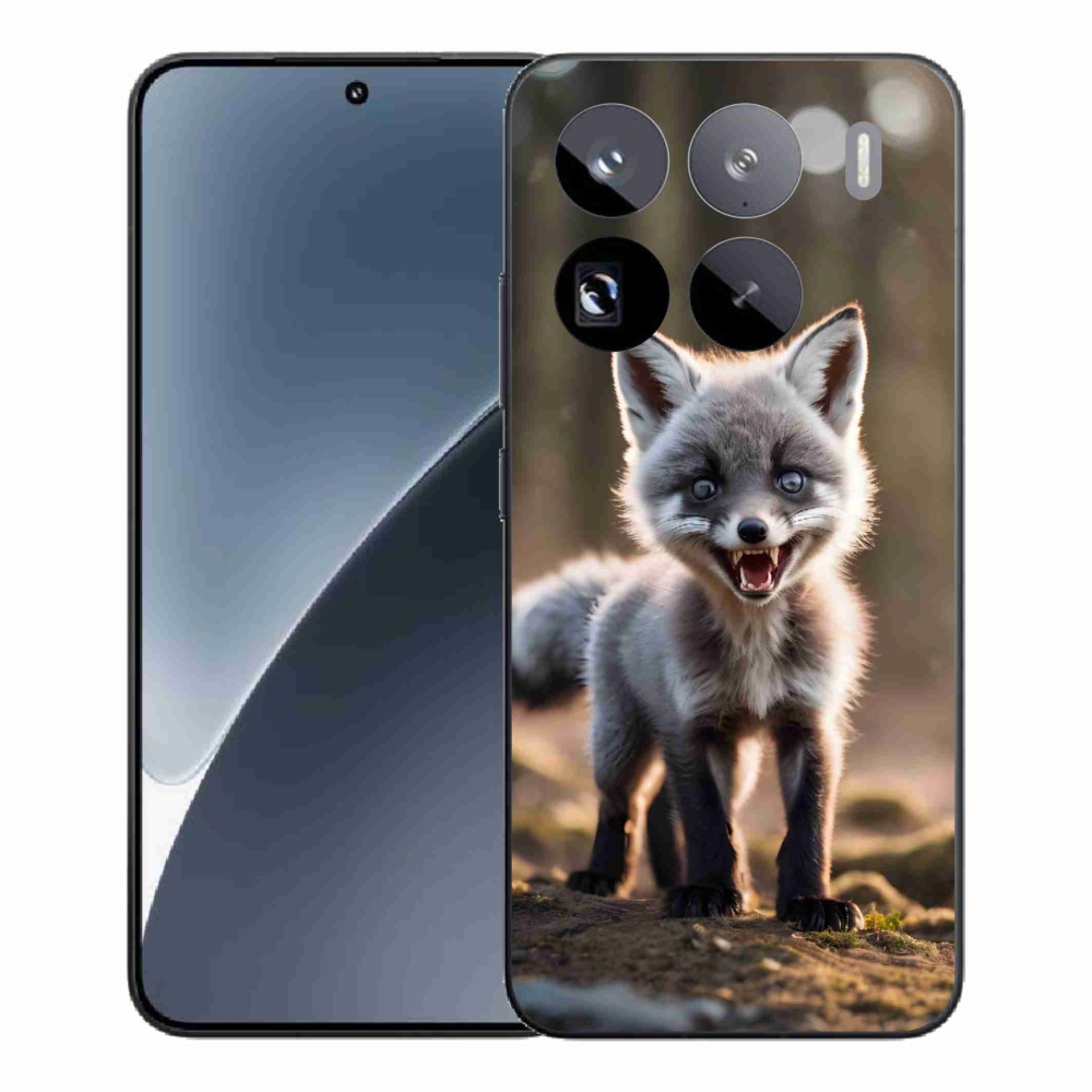 Gelový kryt mmCase na Xiaomi 15 Pro - rozzuřená liška