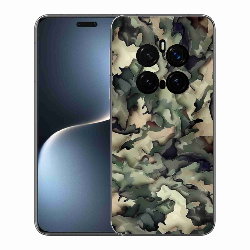 Gelový kryt mmCase na Honor Magic 7 Pro 5G - maskáčový vzor 9