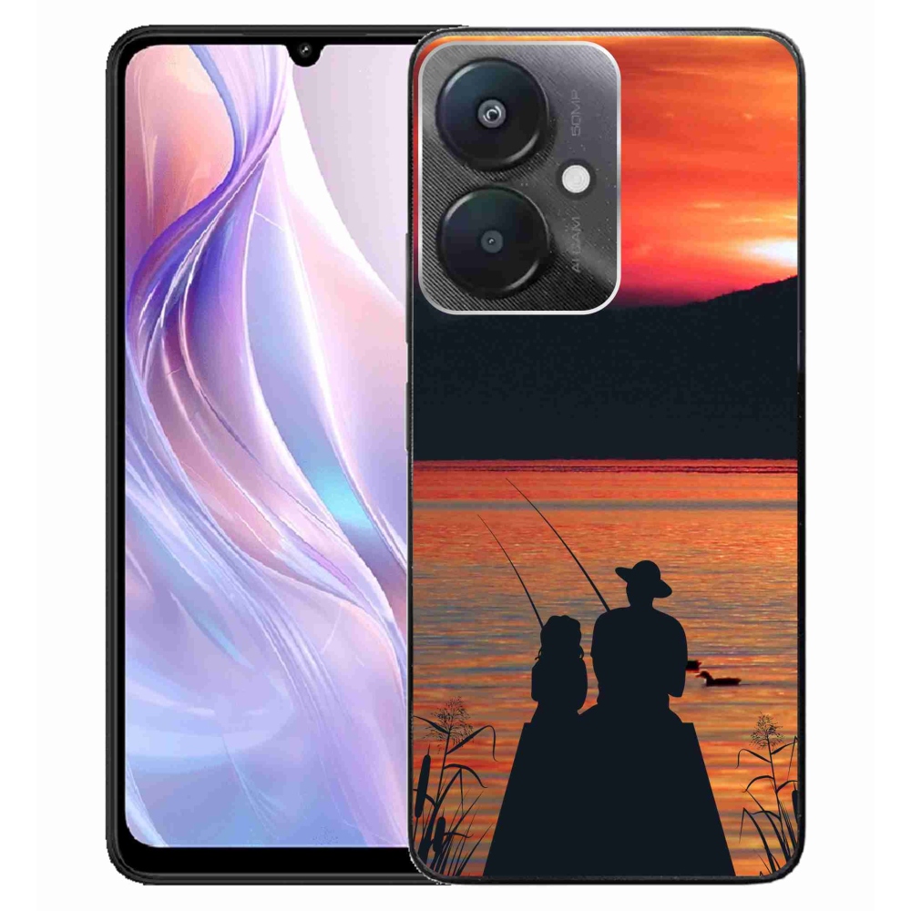 Gelový kryt mmCase na Xiaomi Redmi 13C 5G - rybaření 3