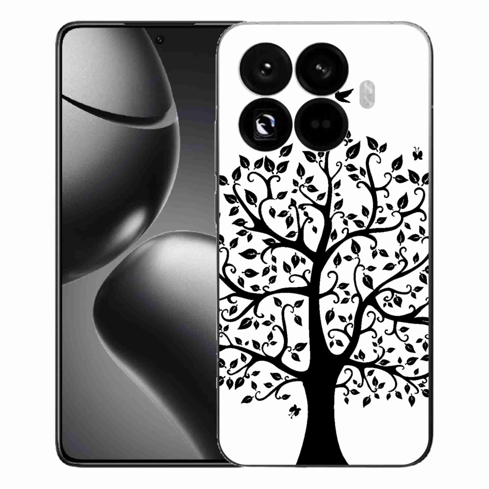 Gelový kryt mmCase na Xiaomi 15T Pro - černobílý strom