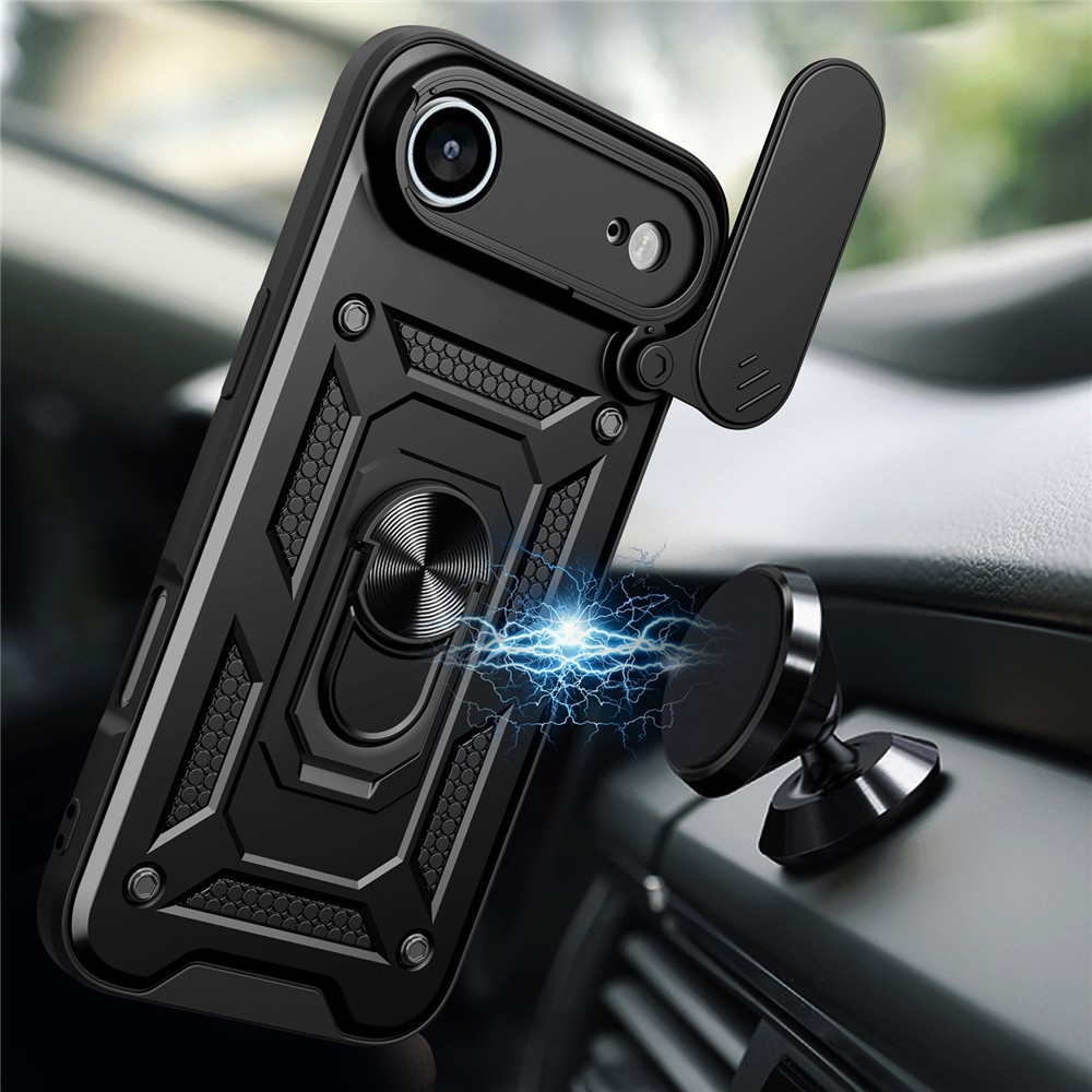 Ring odolný kryt na iPhone 17 Air - černý