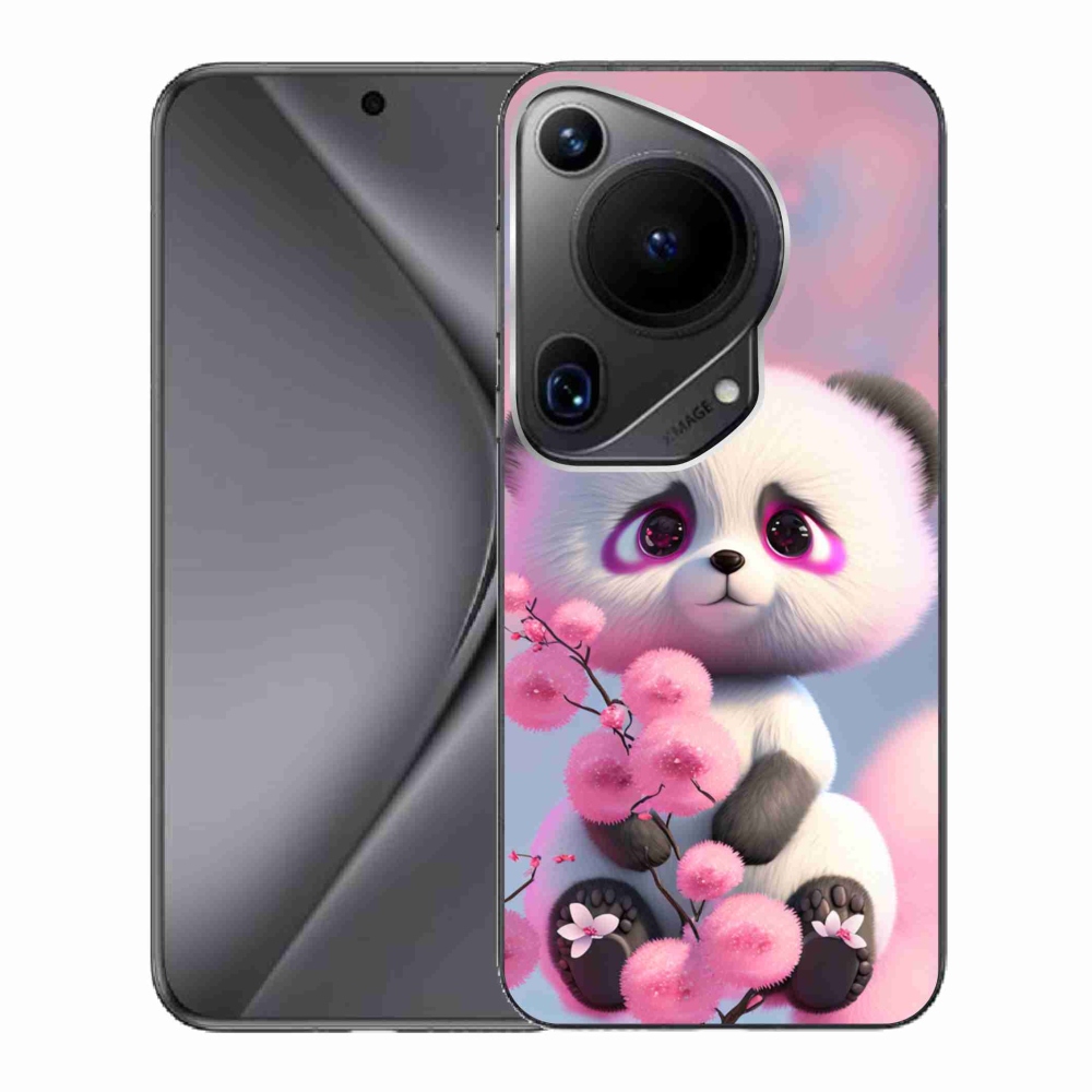 Gelový kryt mmCase na Huawei Pura 70 Ultra - roztomilá panda 1