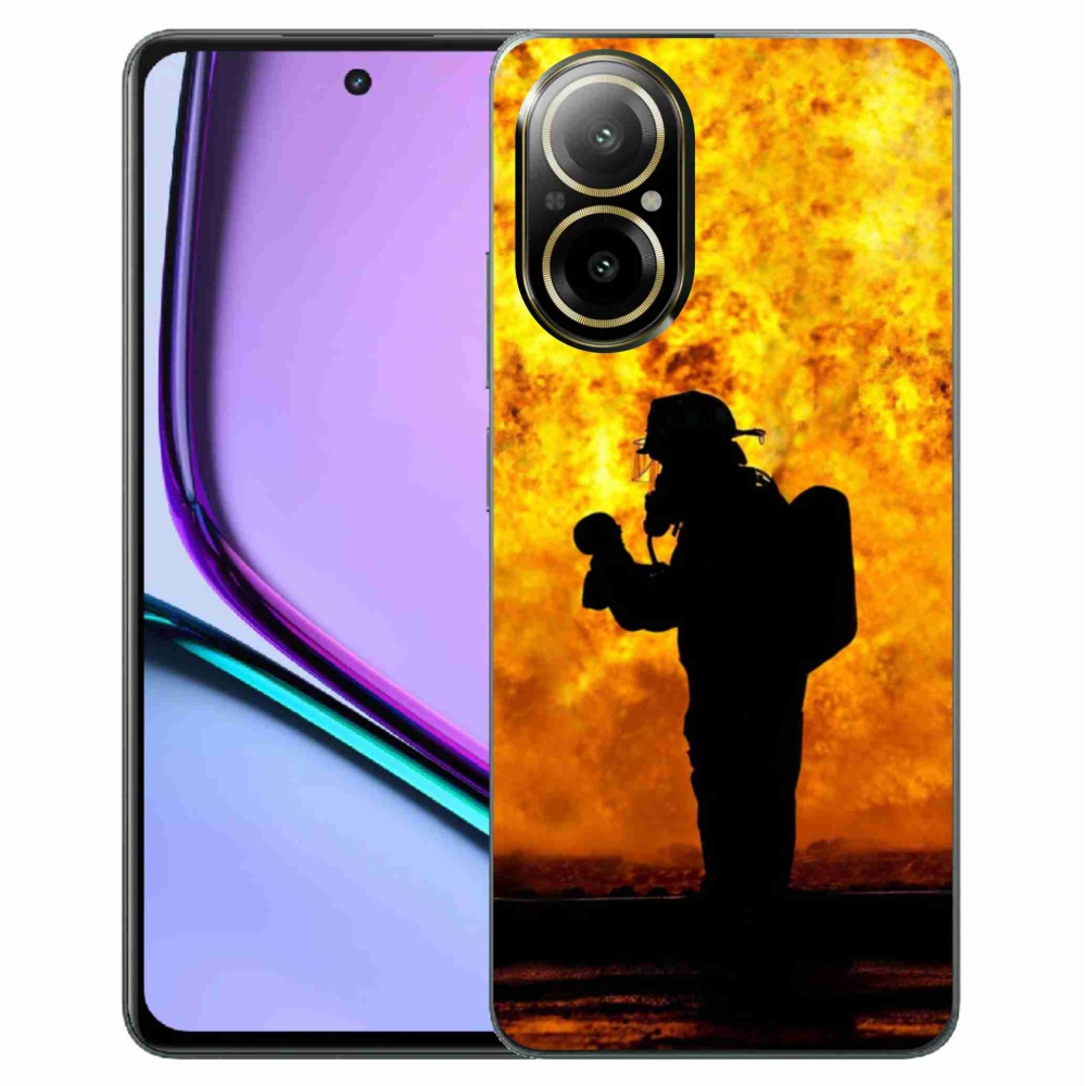 Gelový kryt mmCase na Realme C67 - hasič