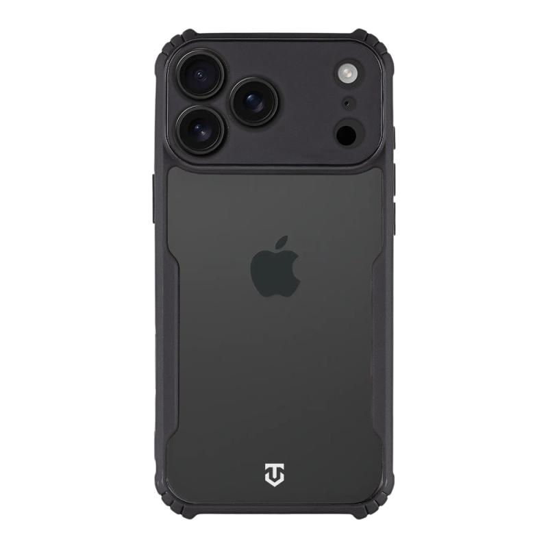 Tactical Quantum Stealth Kryt pro Apple iPhone 18 Pro Max Clear/Black