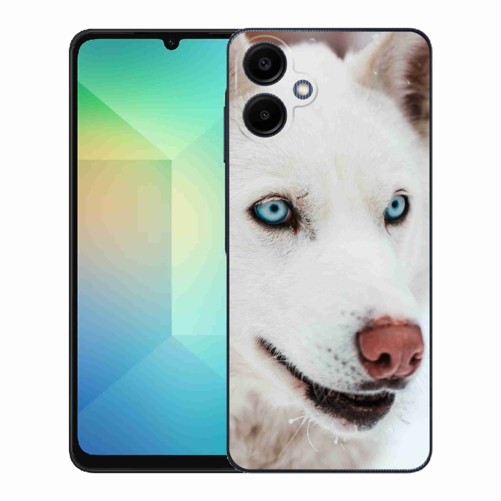 Gelový kryt mmCase na Samsung Galaxy A06 4G - psí pohled