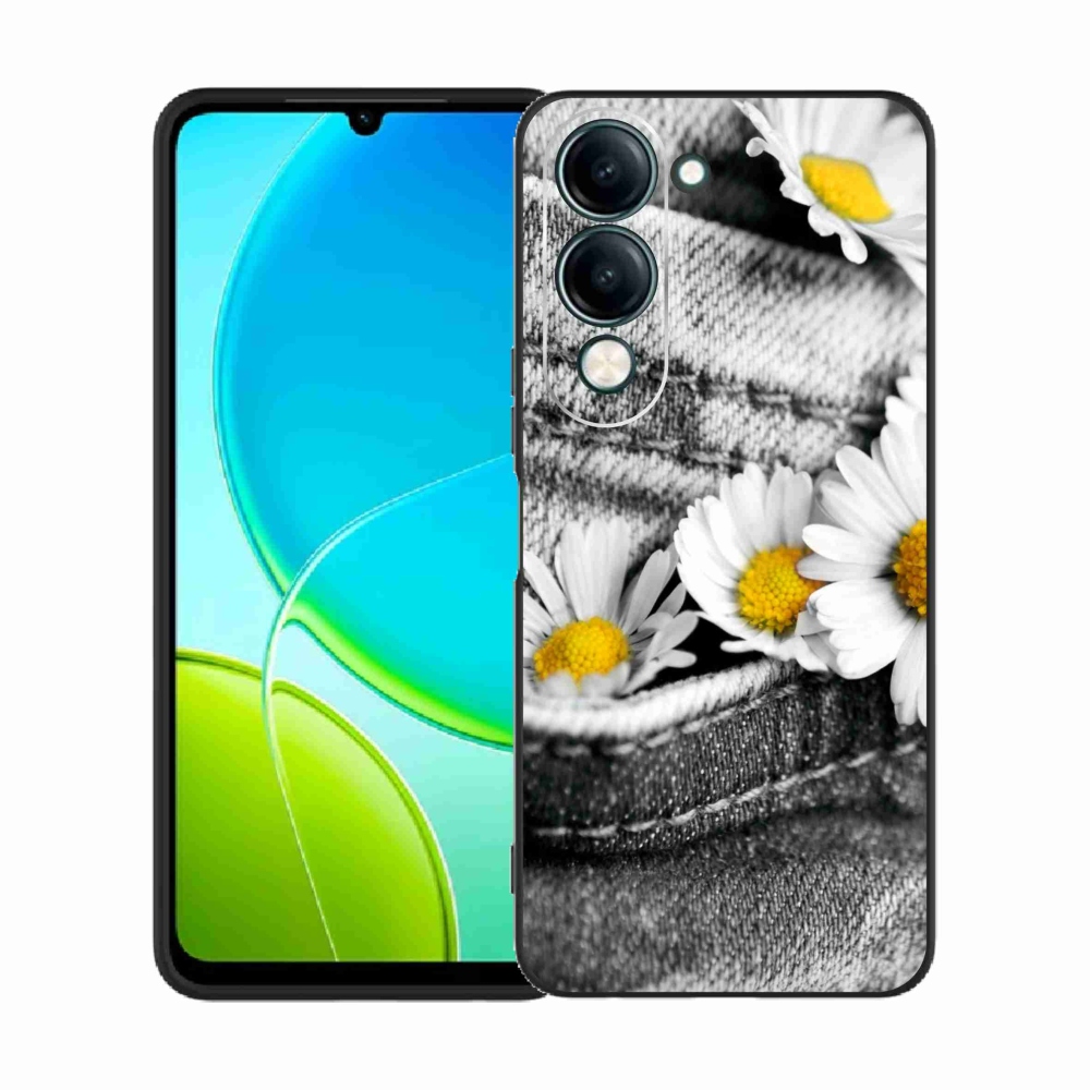 Gelový kryt mmCase na Vivo Y29s 5G - kopretiny