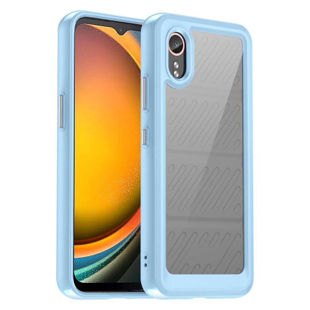 Gelový obal s pevnými zády na Samsung Galaxy Xcover 7 - modrý