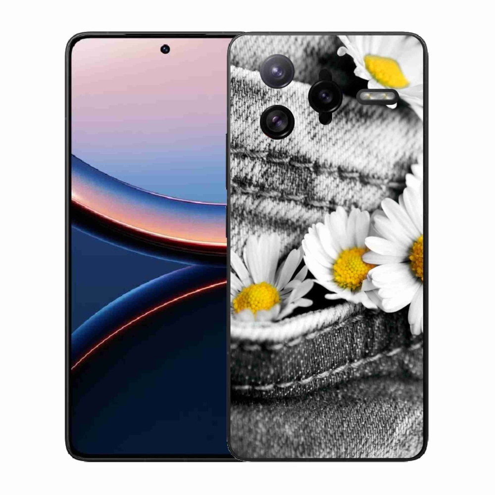 Gelový kryt mmCase na Xiaomi Poco F7 Ultra - kopretiny