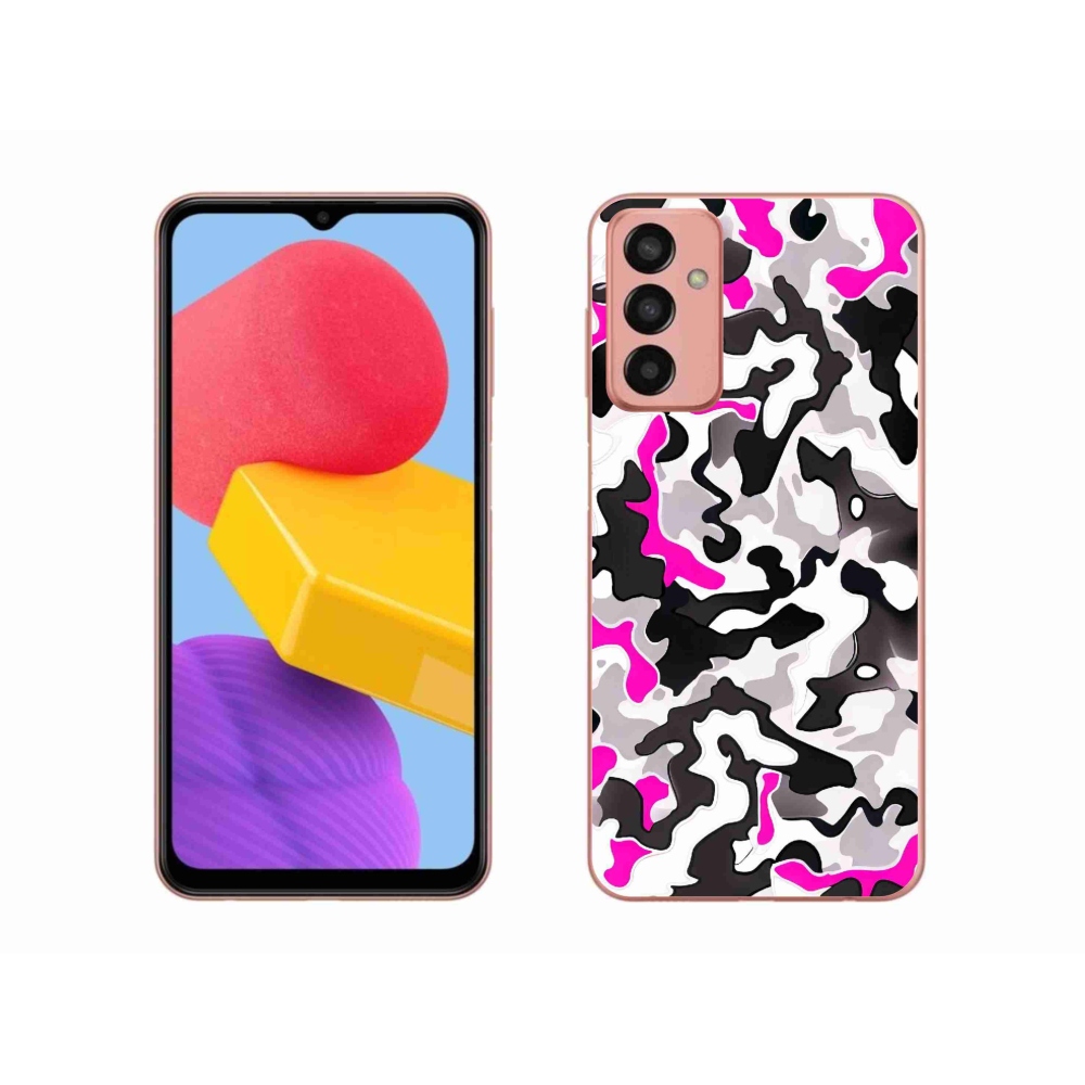Gelový kryt mmCase na Samsung Galaxy M13 - maskáčový vzor 5