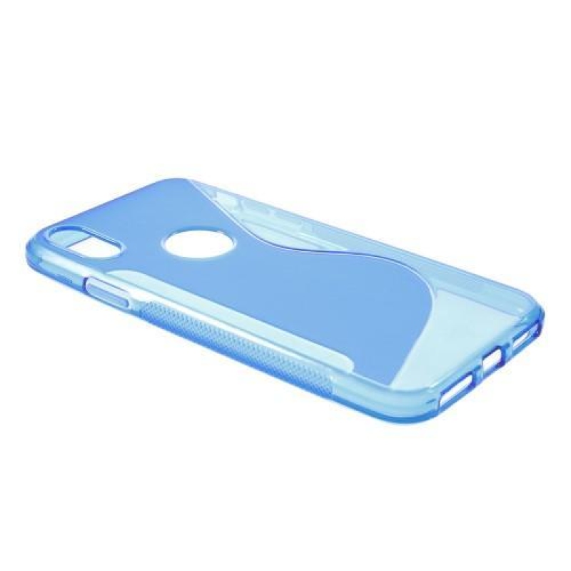 S-line gelový obal na iPhone X - modrý