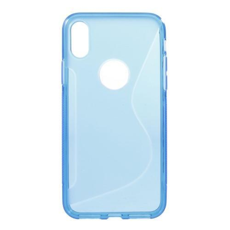 S-line gelový obal na iPhone X - modrý