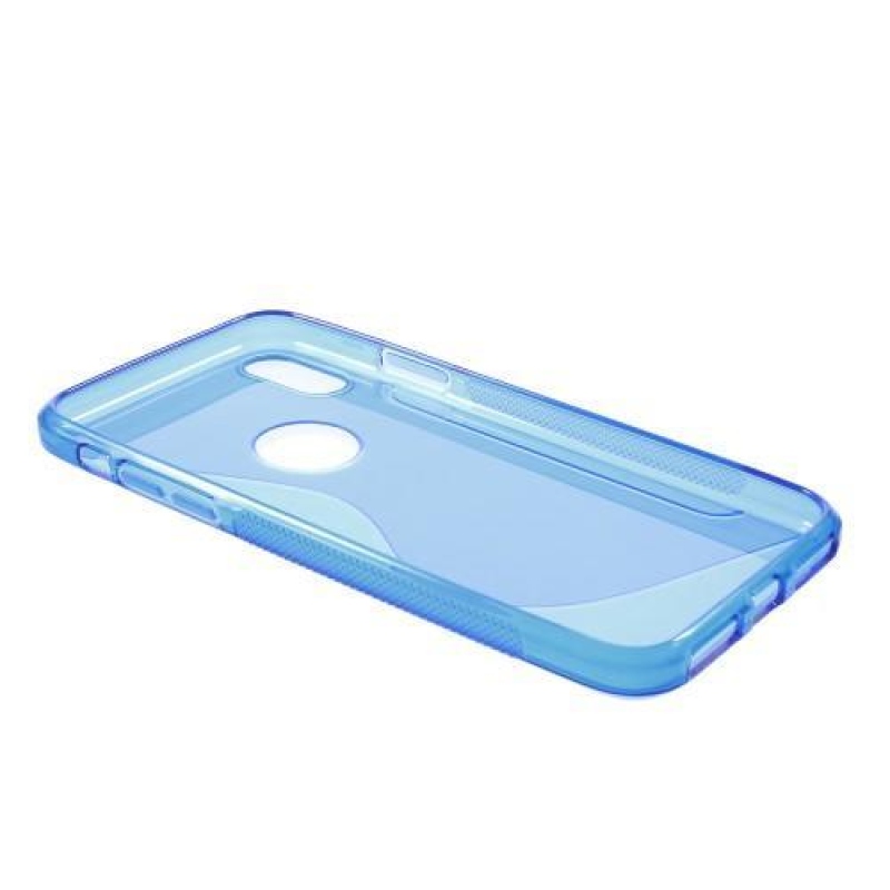 S-line gelový obal na iPhone X - modrý