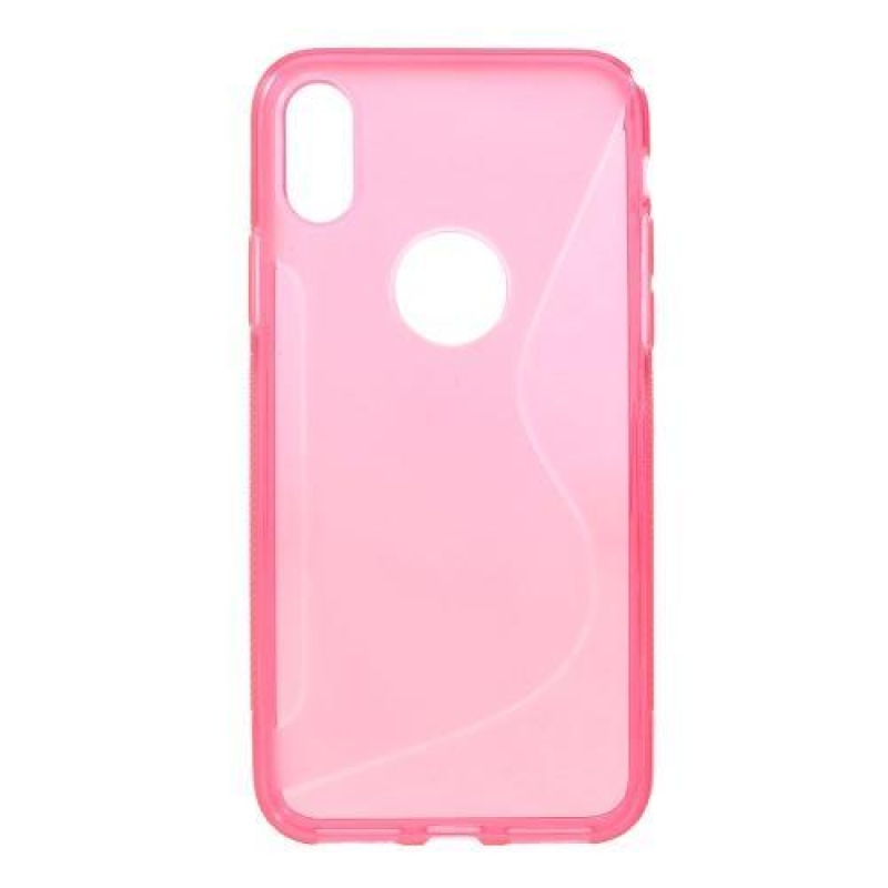 S-line gelový obal na iPhone X - rose