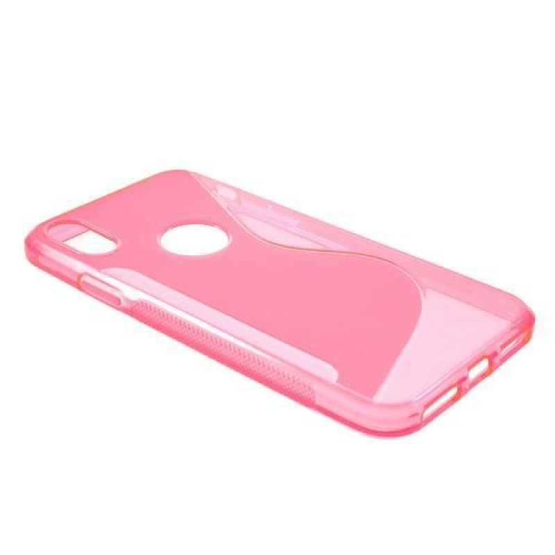 S-line gelový obal na iPhone X - rose