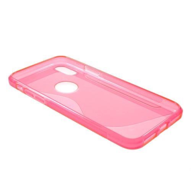 S-line gelový obal na iPhone X - rose