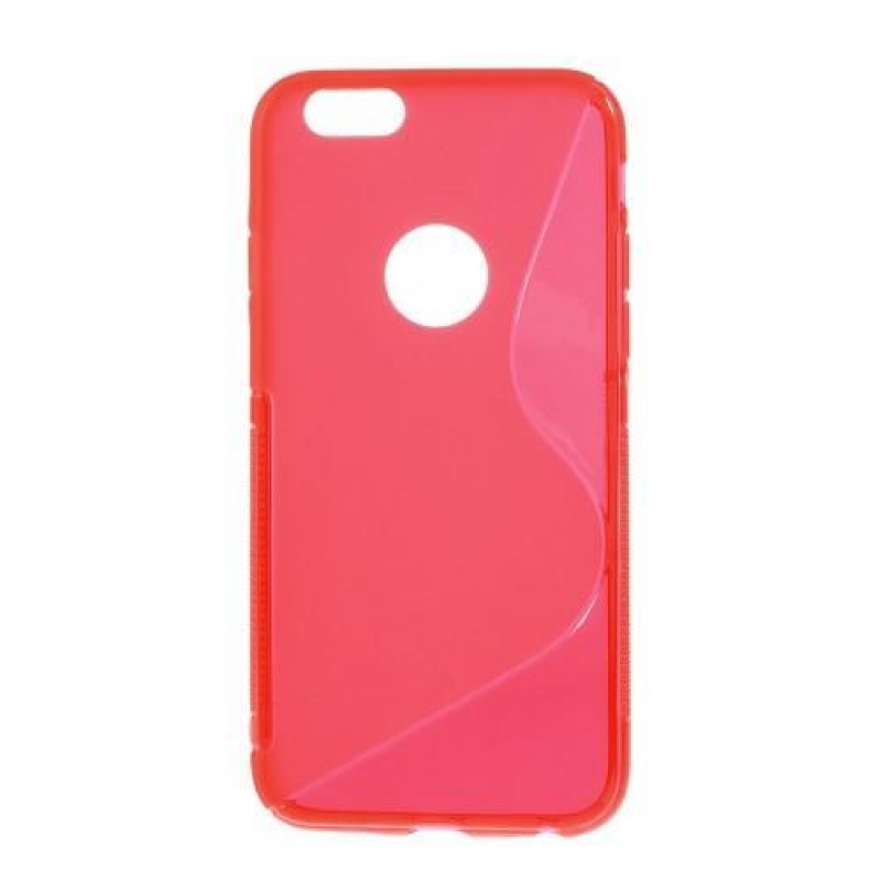 S-line gelový obal na mobil iPhone 6 a iPhone 6s - červený
