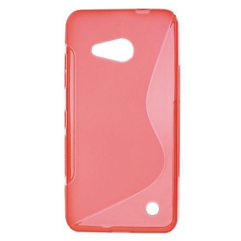 S-line gelový obal na mobil Microsoft Lumia 550 - červený