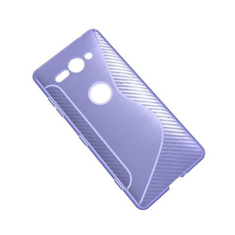 S-line silikonový kryt na mobil Sony Xperia XZ2 Compact - fialový