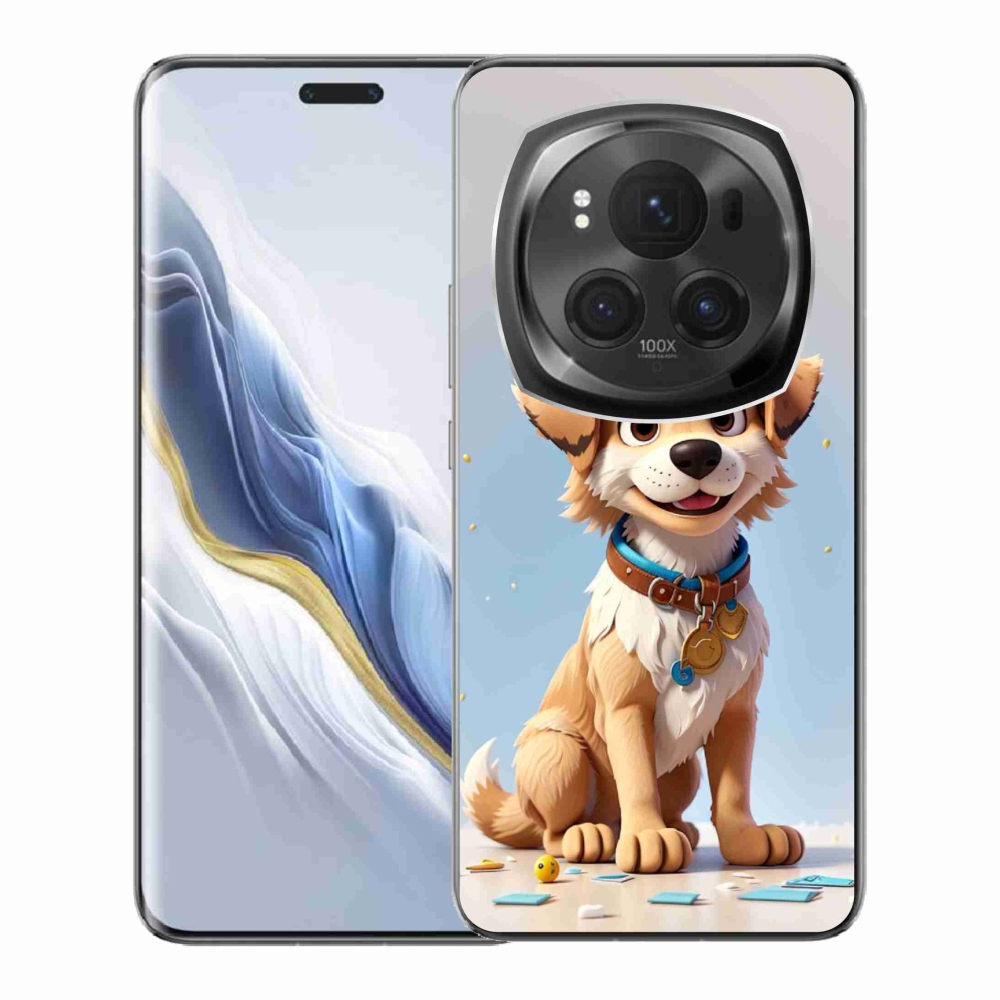 Gelový kryt mmCase na Honor Magic 6 Pro 5G - kreslené štěně