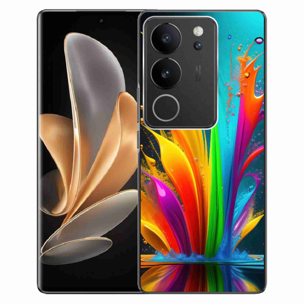 Gelový kryt mmCase na Vivo V29 5G - abstraktní motiv 1