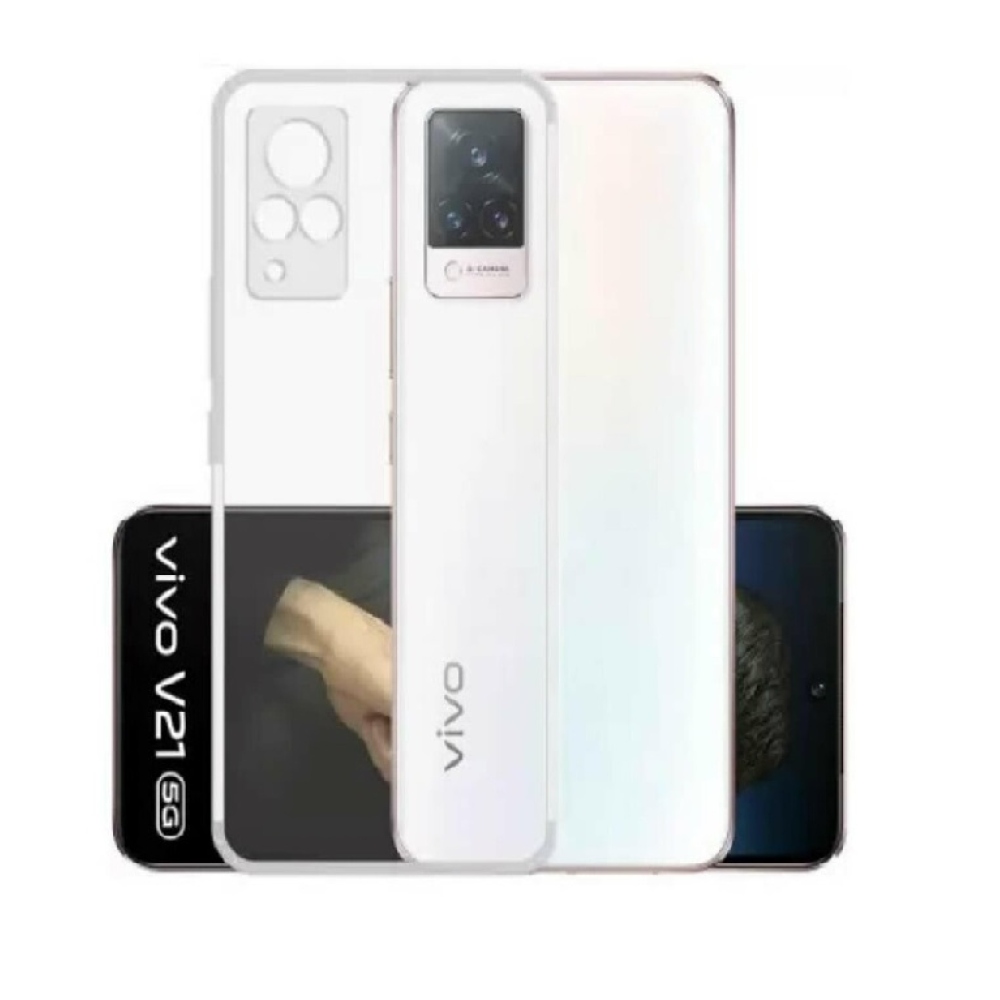 Průhledný gelový obal na Vivo V21 4G/5G - průhledný