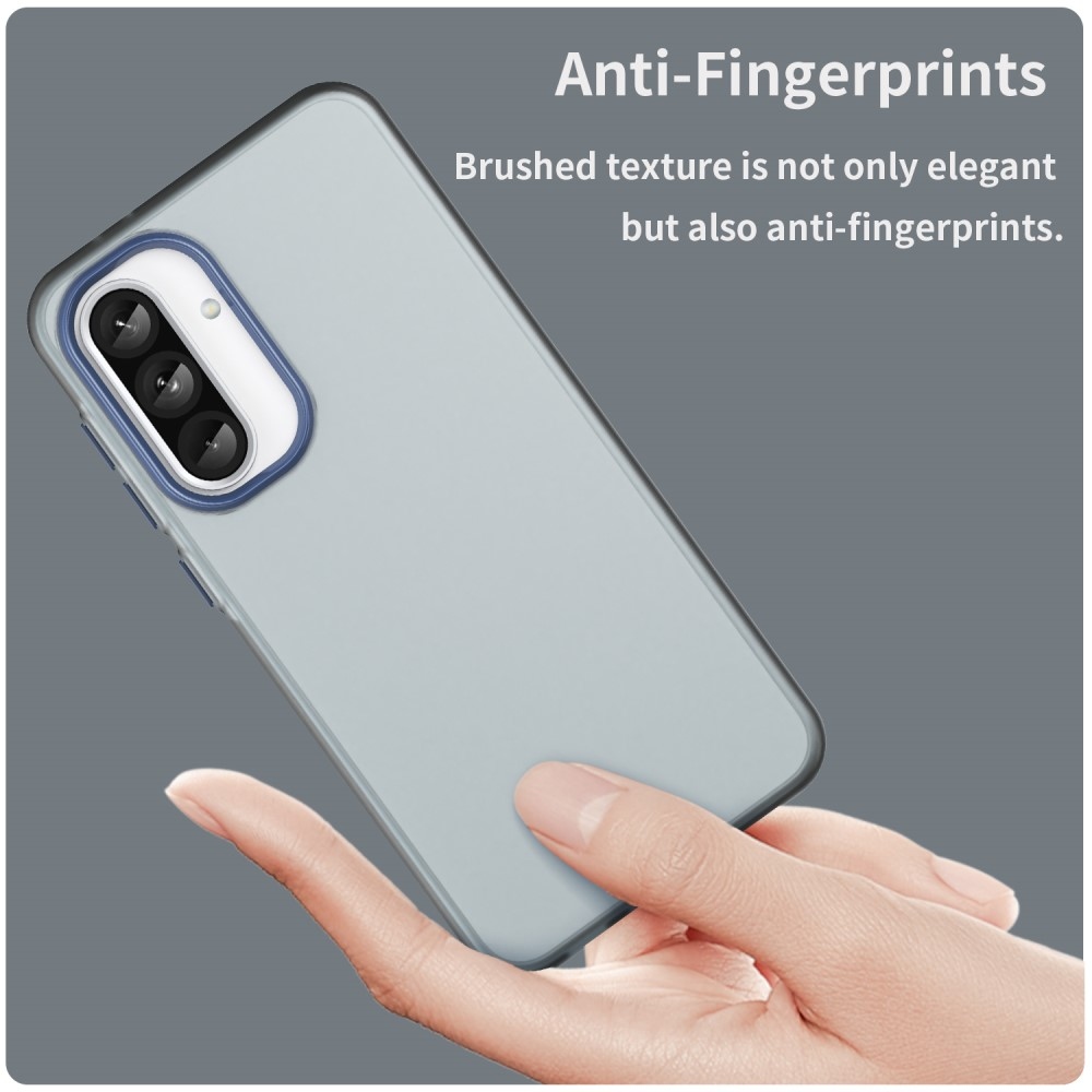 Candys matný gelový obal na Samsung Galaxy A36 5G/A56 5G - tmavěmodrý
