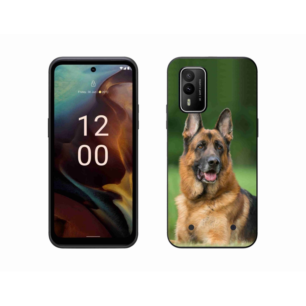 Gelový kryt mmCase na Nokia XR21 - německý ovčák