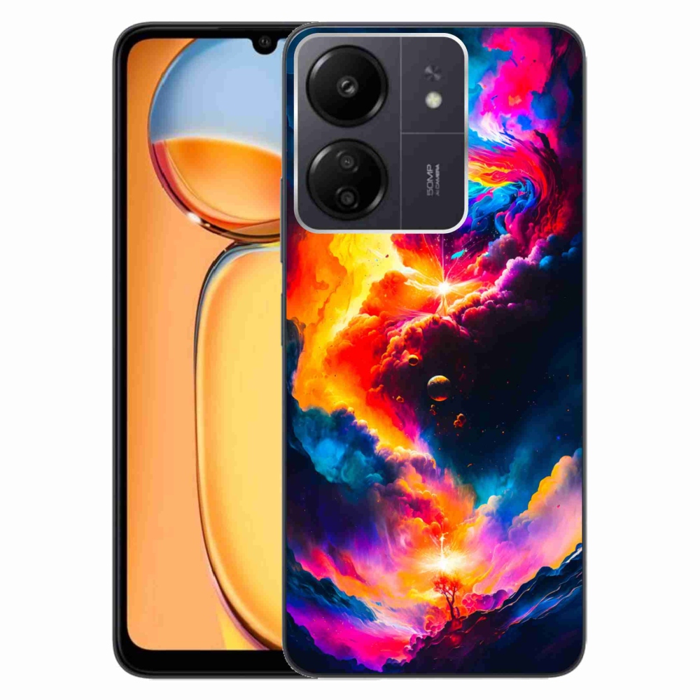 Gelový kryt mmCase na Xiaomi Poco C65/Redmi 13C - abstraktní motiv