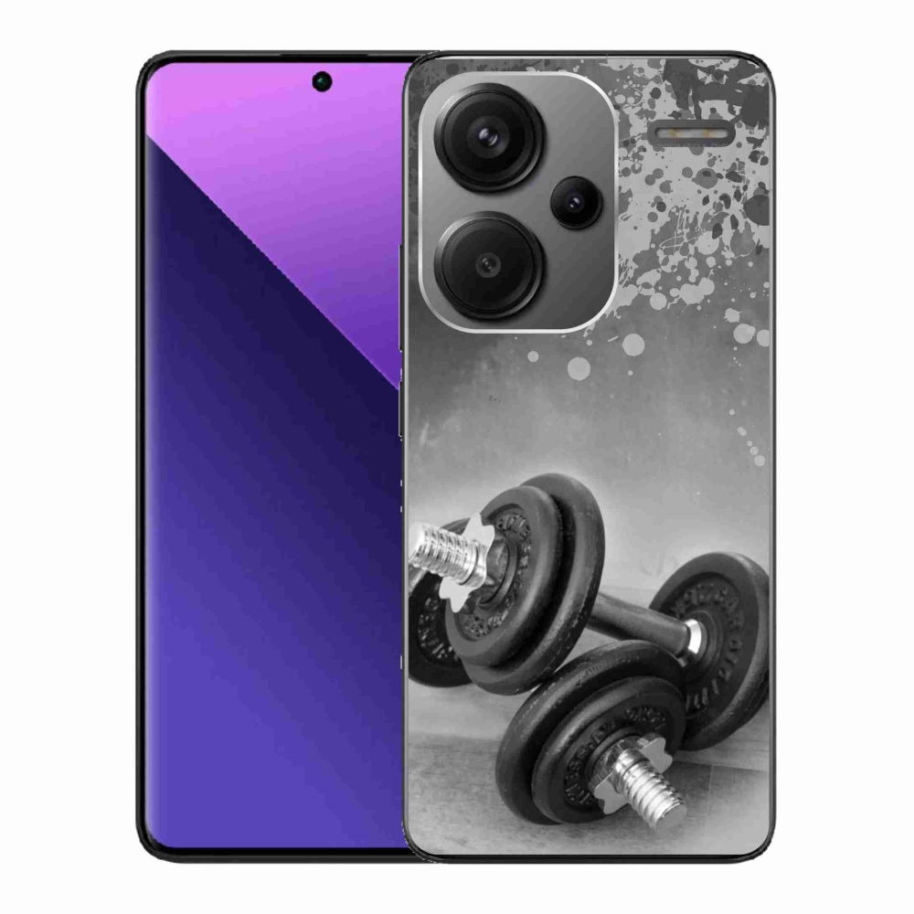 Gelový kryt mmCase na Xiaomi Redmi Note 13 Pro+ 5G - činky 1