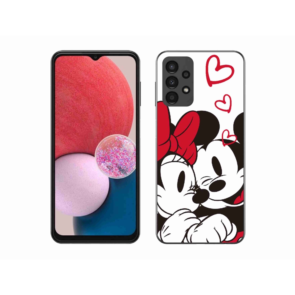 Gelový kryt mmCase na Samsung Galaxy A13 4G - minnie a mickey