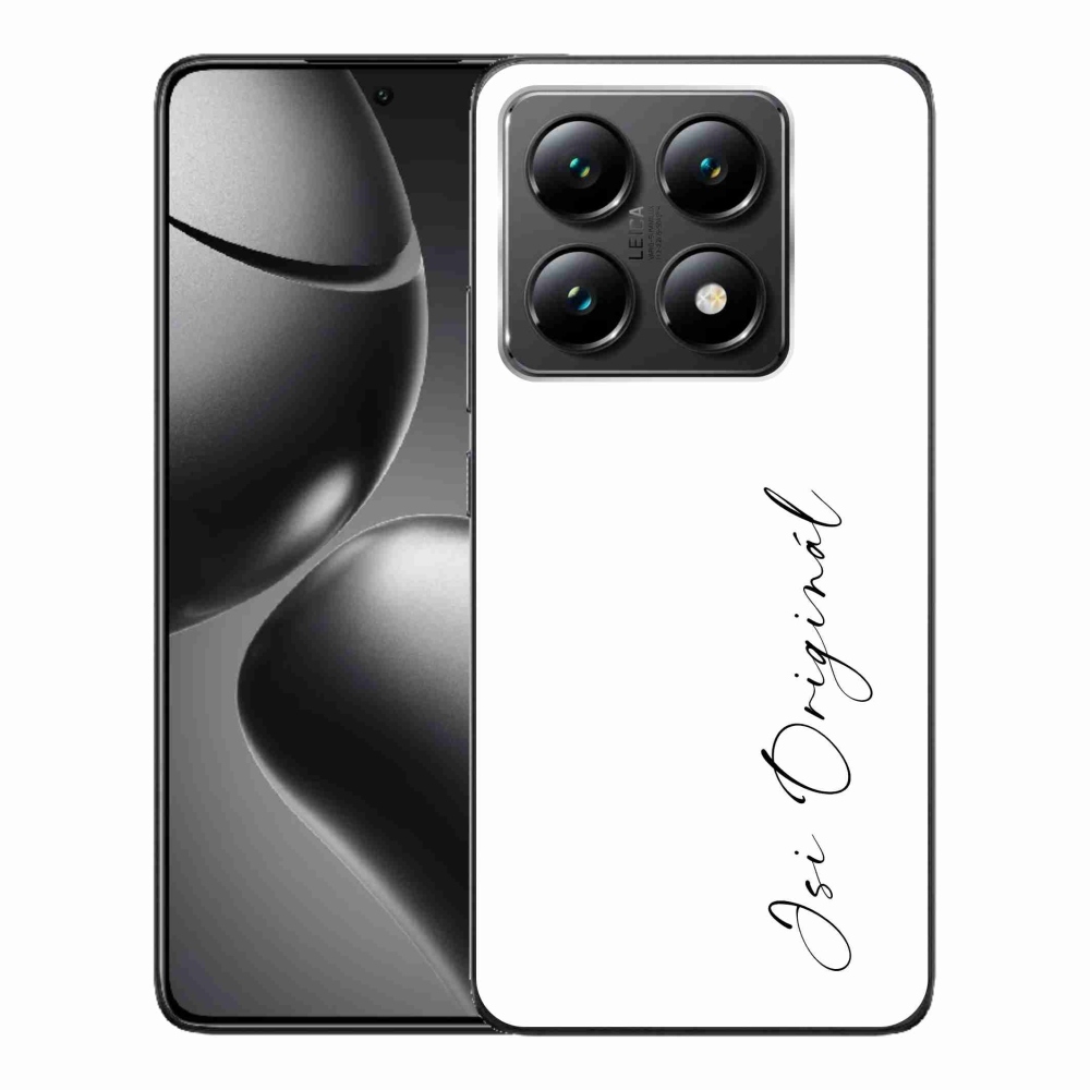 Gelový kryt mmCase na Xiaomi 14T - jsi originál bílé pozadí