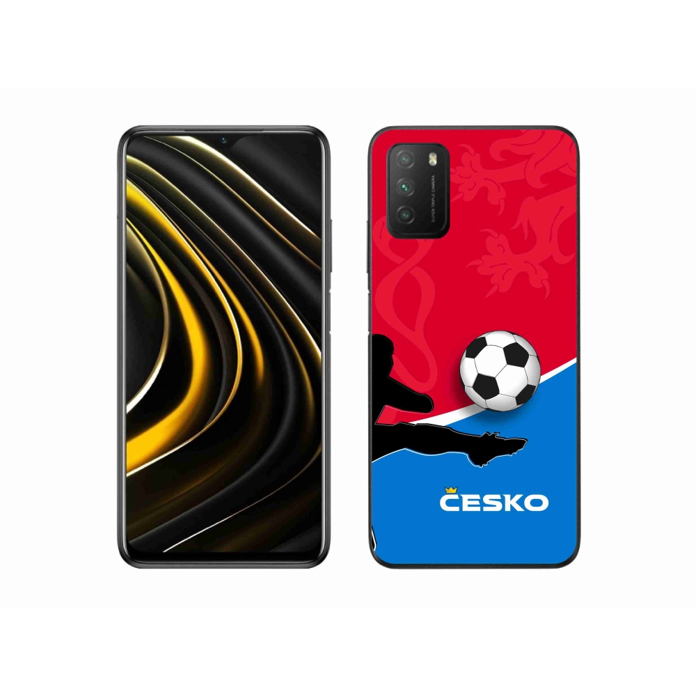 Gelový kryt mmCase na Xiaomi Poco M3 - fotbal Česko 2