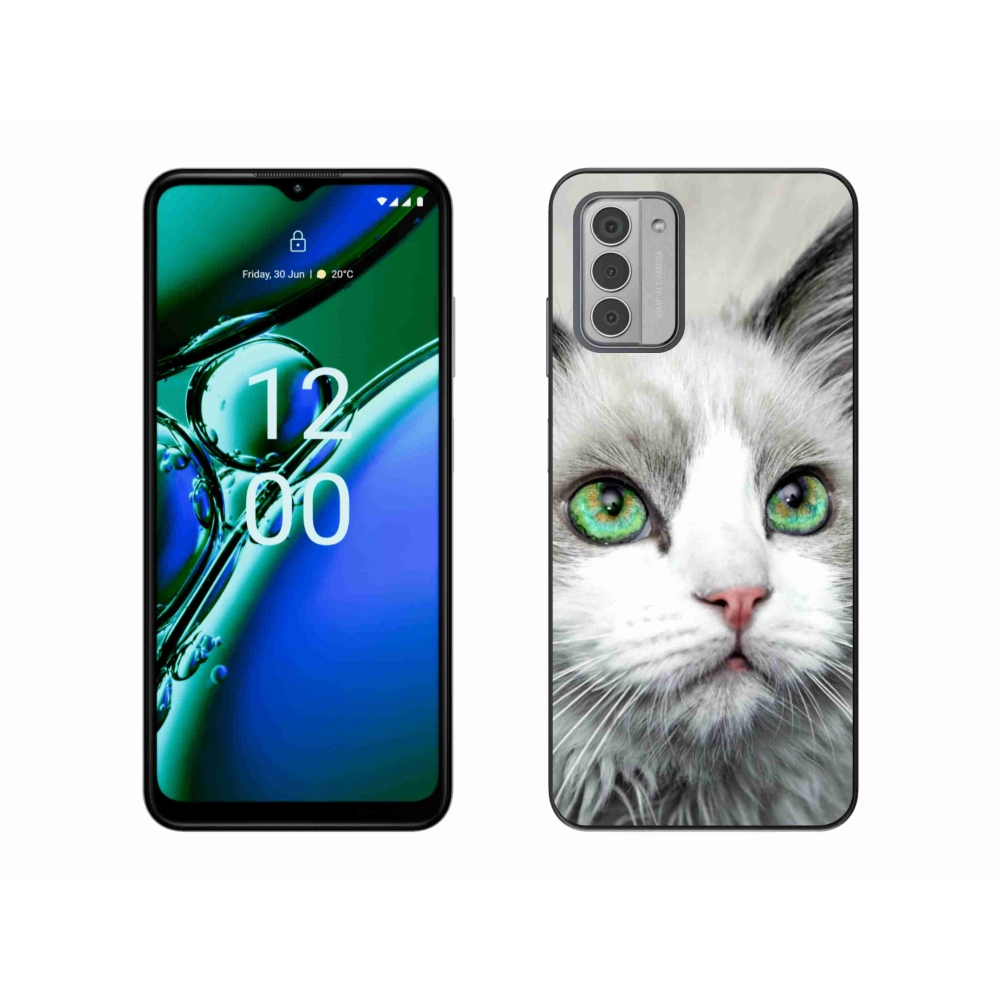 Gelový kryt mmCase na Nokia G42 - kočičí pohled