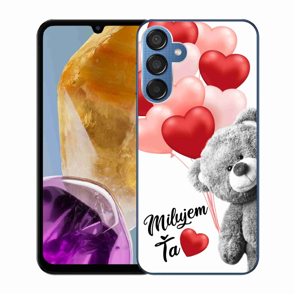 Gelový obal mmCase na Samsung Galaxy M15 5G - milujem Ťa sk