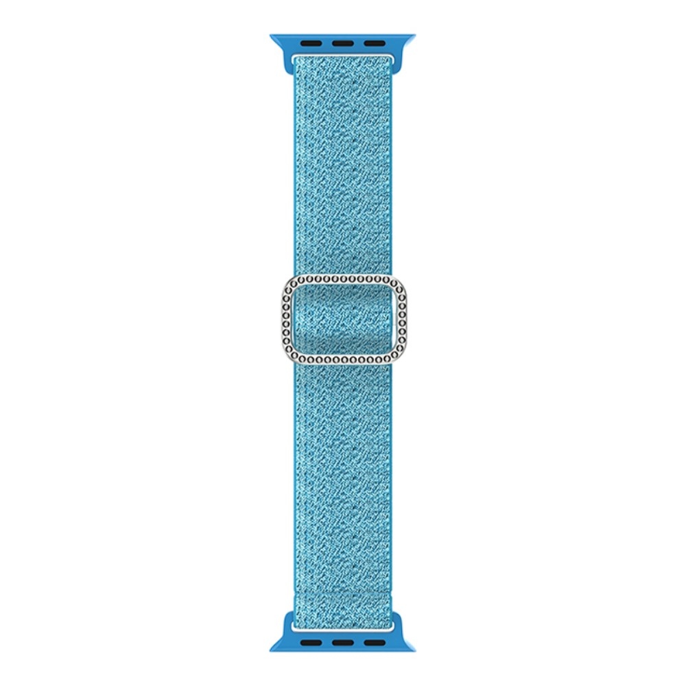 Decor nylonový řemínek na Apple Watch Ultra/Ultra 2 49mm/SE/SE 2022/2023 44mm/9/8/7 45mm/6/5/4 44mm/3/2/1 42 mm - modrý