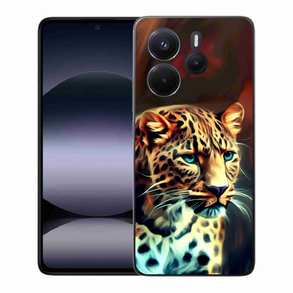 Gelový kryt mmCase na Xiaomi Redmi Note 14 - leopard